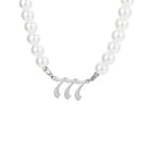 FuAttract Destiny Guidance & Harmony Pearl & Stainless Steel Angel Numbers Necklace - Silver - 777 - image 24