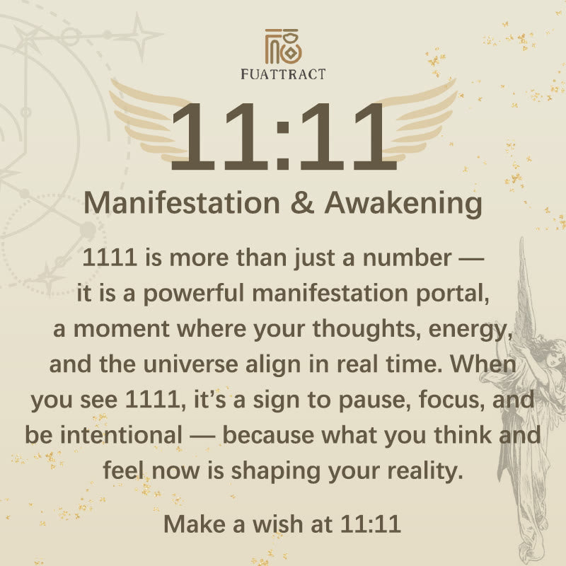 FuAttract Destiny & Strength Stainless Steel Angel Numbers Necklace - image 6