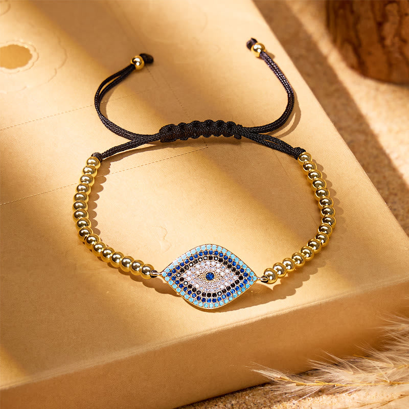 FuAttract Vitality Flow & Sparkling Protection Zircon Evil Eye Bracelet - image 3