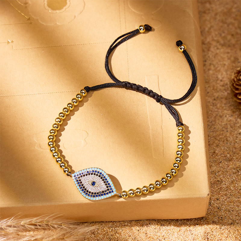 FuAttract Vitality Flow & Sparkling Protection Zircon Evil Eye Bracelet - image 1