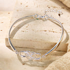 FuAttract Self-Love Emotional Connection Infinity & Heart Zircon Adjustable Bracelet - image 1