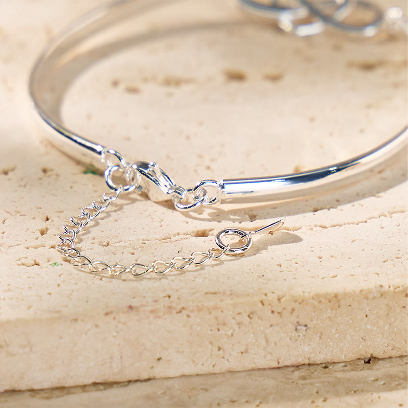 FuAttract Self-Love Emotional Connection Infinity & Heart Zircon Adjustable Bracelet - image 5