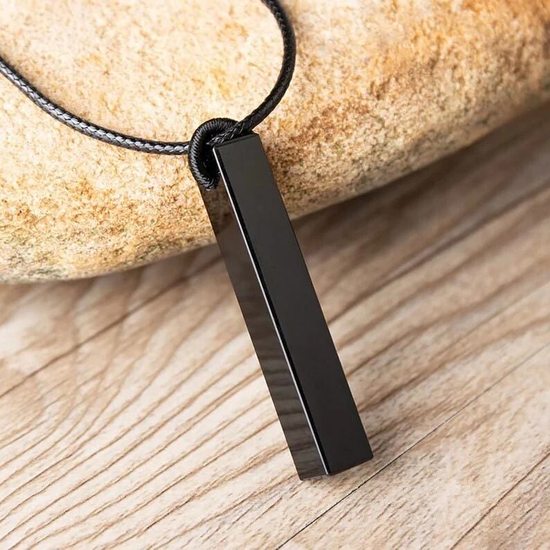 FuAttract Black Obsidian Pendant Adjustable Necklace – Protection & Grounding Energy  - Tube - image 4