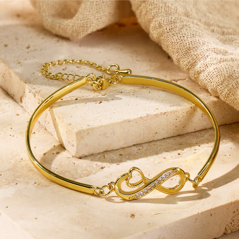 FuAttract Love Self-Love Vitality Flow Infinity & Heart Bracelet  - image 1
