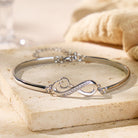 FuAttract Love Self-Love Vitality Flow Infinity & Heart Bracelet  - Silver - image 9