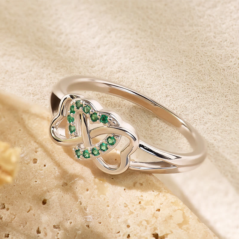 FuAttract Love & Self-Love Emotional Balance Infinity & Heart Zircon Ring  - image 4