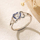 FuAttract Love & Self-Love Emotional Balance Infinity & Heart Zircon Ring  - Blue - US 12 - image 11