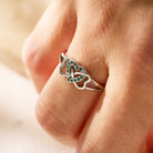 FuAttract Love & Self-Love Emotional Balance Infinity & Heart Zircon Ring  - image 5