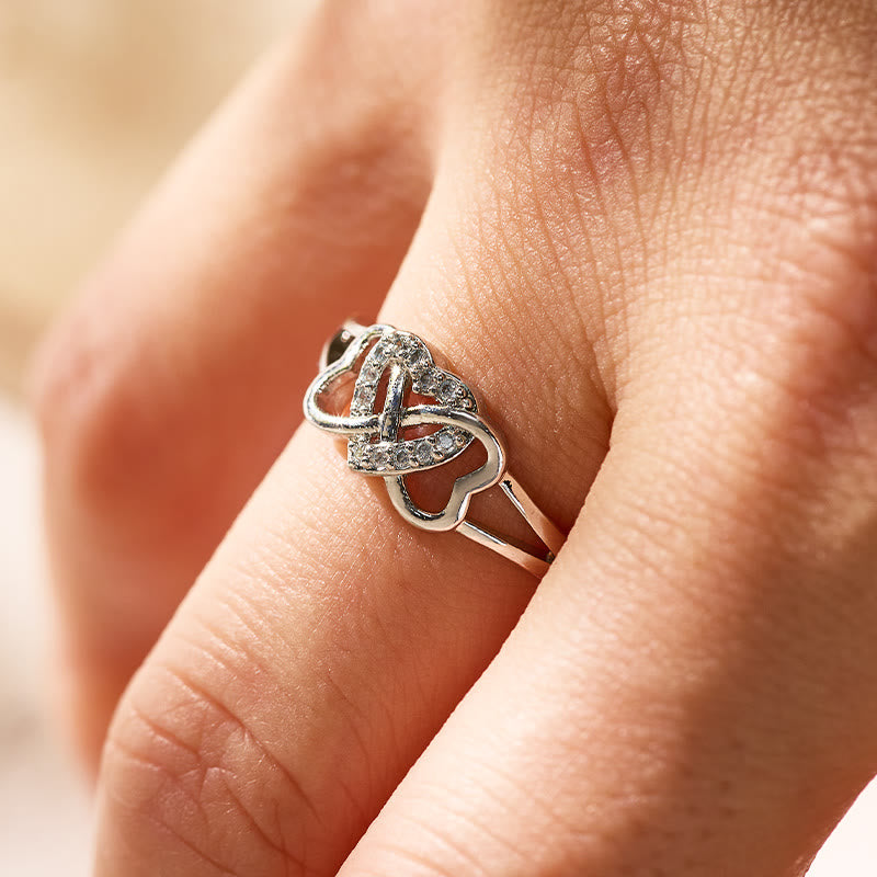 FuAttract Love & Self-Love Emotional Balance Infinity & Heart Zircon Ring  - image 14