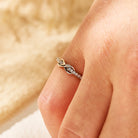 FuAttract Self-Love Energy Flow Vitality Balance & Elegant Infinity Zircon Ring  - image 3
