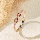 FuAttract Self-Love Energy Flow Vitality Balance & Elegant Infinity Zircon Ring  - image 2