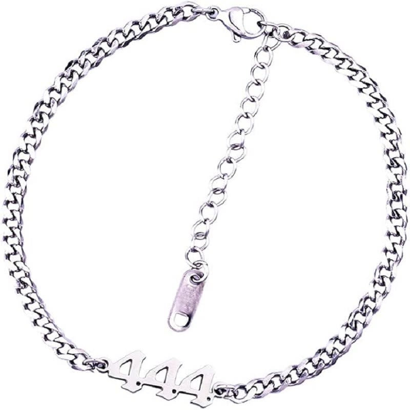 FuAttract Symbolic Destiny Guidance Angel Numbers Energy Flow Bracelet - Silver - 444 - image 23