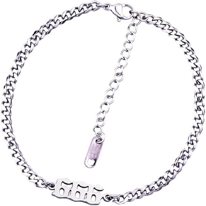 FuAttract Symbolic Destiny Guidance Angel Numbers Energy Flow Bracelet - Silver - 666 - image 25