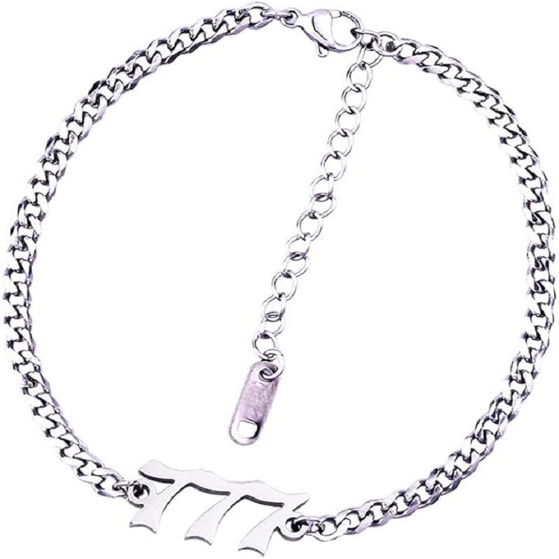 FuAttract Symbolic Destiny Guidance Angel Numbers Energy Flow Bracelet - Silver - 777 - image 26