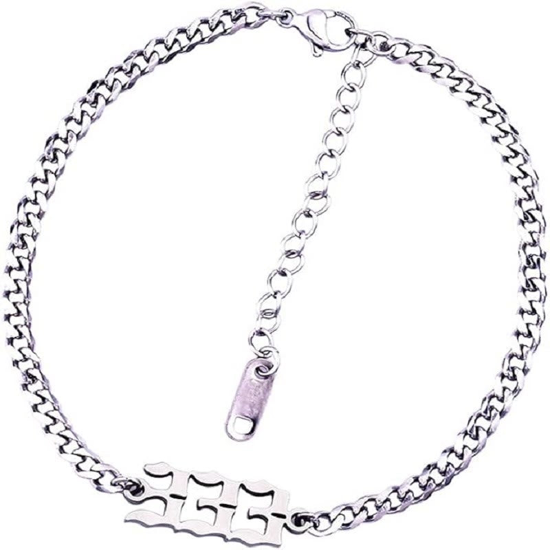 FuAttract Symbolic Destiny Guidance Angel Numbers Energy Flow Bracelet - Silver - 333 - image 7