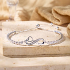 FuAttract Love & Self-Love Vitality Balance Elegant Infinity & Heart Zircon Bracelet - image 1