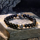 FuAttract Grounding Protection Balance & Calm Strength Black Obsidian Bracelet - image 3