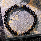 FuAttract Grounding Protection Balance & Calm Strength Black Obsidian Bracelet - image 2
