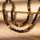 FuAttract Courage Focus Strength & Bold Statement Black Obsidian Tiger's Eye Necklace - image 7