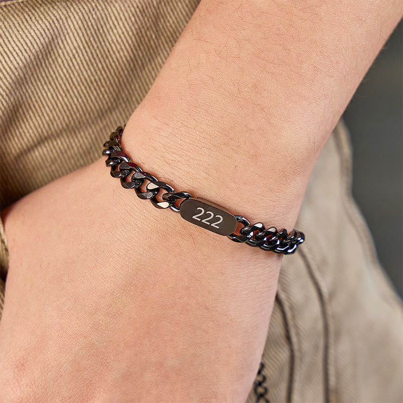 FuAttract Destiny Guidance Angel Numbers Titanium Steel Bracelet for Strength & Stability - image 11