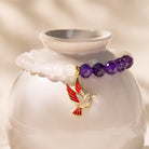 FuAttract Healing Calm Mother's Day Love Gift Rose Quartz Amethyst Bracelet - image 3