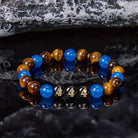 FuAttract Guidance Calm Energy Angel Numbers Tiger's Eye & Blue Agate Bracelet  - 444 - image 8