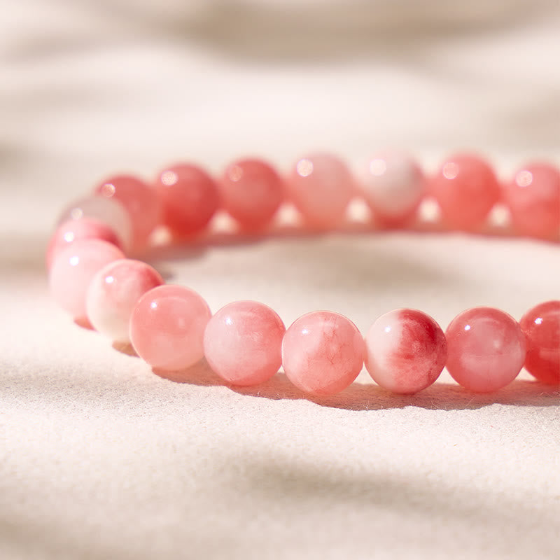 FuAttract Love Harmony Balance Angel Numbers Pink Persian Jade Shell Bracelet - image 6