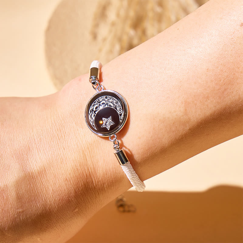 FuAttract Balance Gentle Glow Sun & Crescent Moon Luminous Stone Bracelet Set - image 18