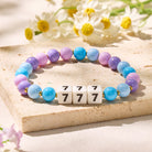 FuAttract Clarity Balance Angel Numbers Acrylic Ceramic Charm Bracelet - 777 - image 14