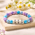 FuAttract Clarity Balance Angel Numbers Acrylic Ceramic Charm Bracelet - 333 - image 11