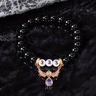 FuAttract Angel Numbers Black Obsidian Zircon Bracelet –Protection & Clarity - image 2