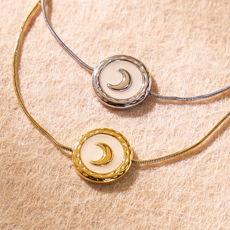 FuAttract Crescent Moon Stainless Steel Bracelet – Calm Energy & Serenity - image 5