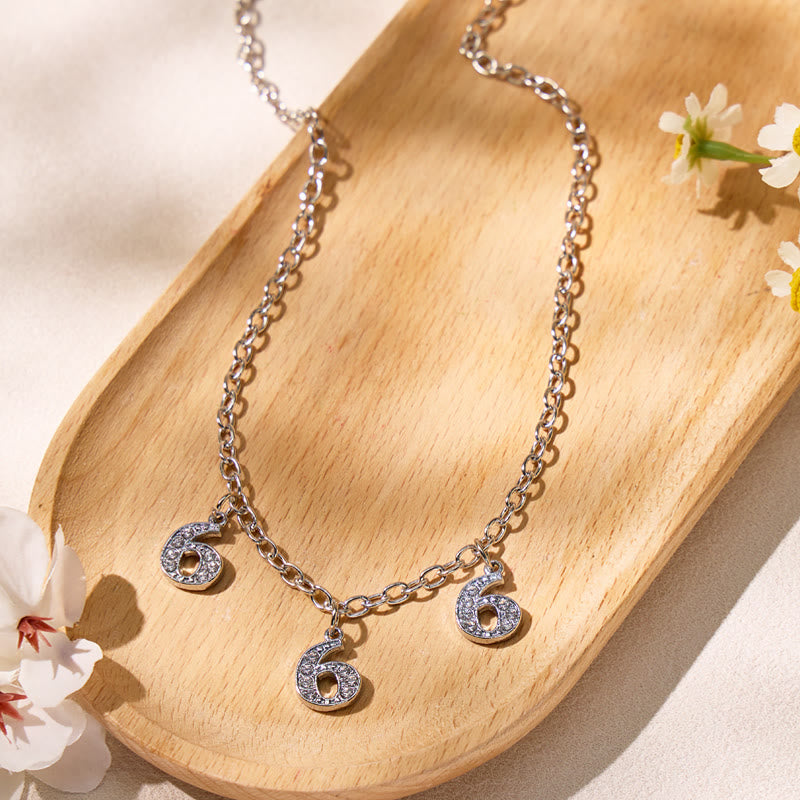 FuAttract Guidance Vitality & Grounding Angel Numbers Necklace - 666 - image 10