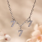 FuAttract Guidance Vitality & Grounding Angel Numbers Necklace - 777 - image 0