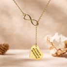 FuAttract Infinity & Heart Titanium Steel Necklace – Mother's Day Love & Self-Love  - image 1