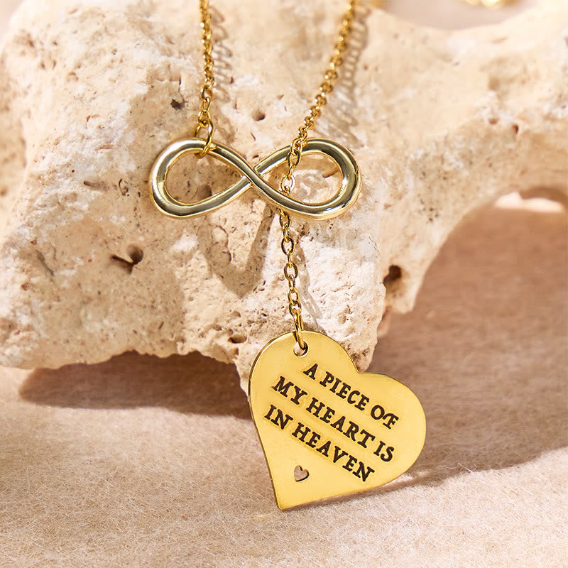 FuAttract Infinity & Heart Titanium Steel Necklace – Mother's Day Love & Self-Love  - Infinity & Love - image 0