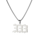 FuAttract Bold Destiny & Guidance Strength Clarity Angel Numbers Titanium Steel Necklace - 333 - image 9