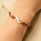 FuAttract Infinity Braided Cord Stainless Steel Charm Bracelet – Love Protection Balance - image 4