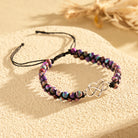 FuAttract Love Balance Strength Heart Infinity Purple Imperial Jasper Bracelet - image 3