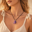 FuAttract Crescent Moon Multi-Stone Necklace – Calm Protection Balance & Emotional Healing - image 5