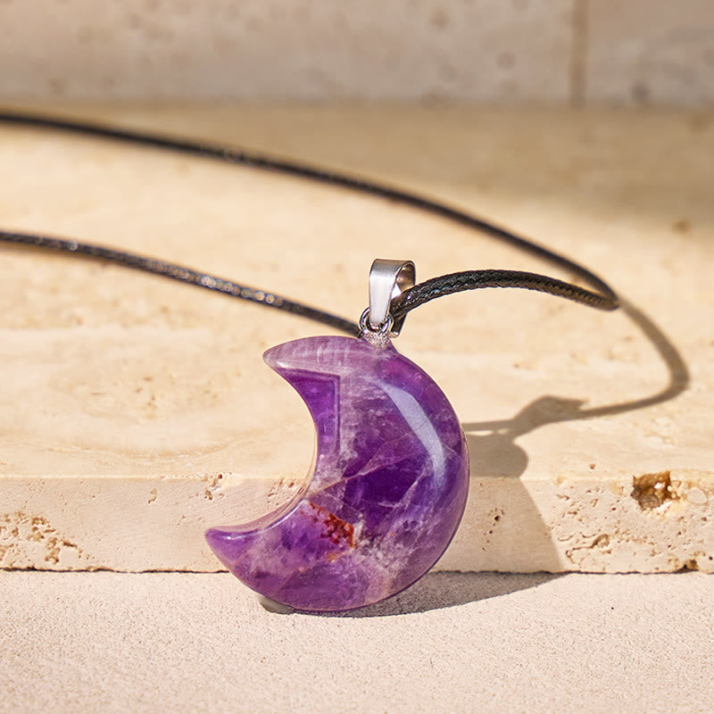 FuAttract Crescent Moon Multi-Stone Energy Bracelet – Calm Protection Balance & Emotional Healing - image 1