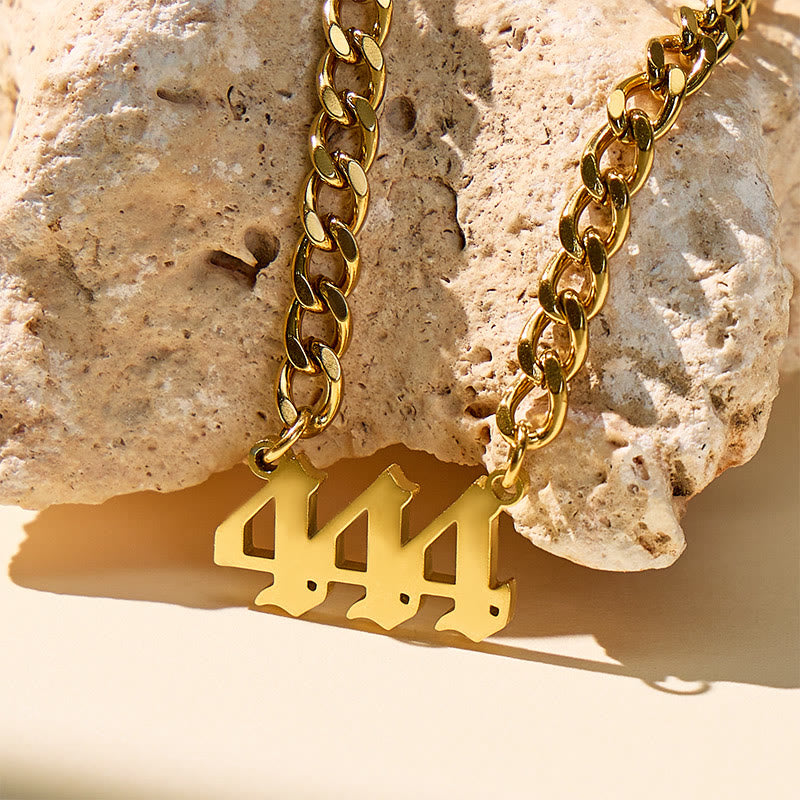 FuAttract Minimal Destiny & Guidance Angel Numbers Stainless Steel Necklace - image 2
