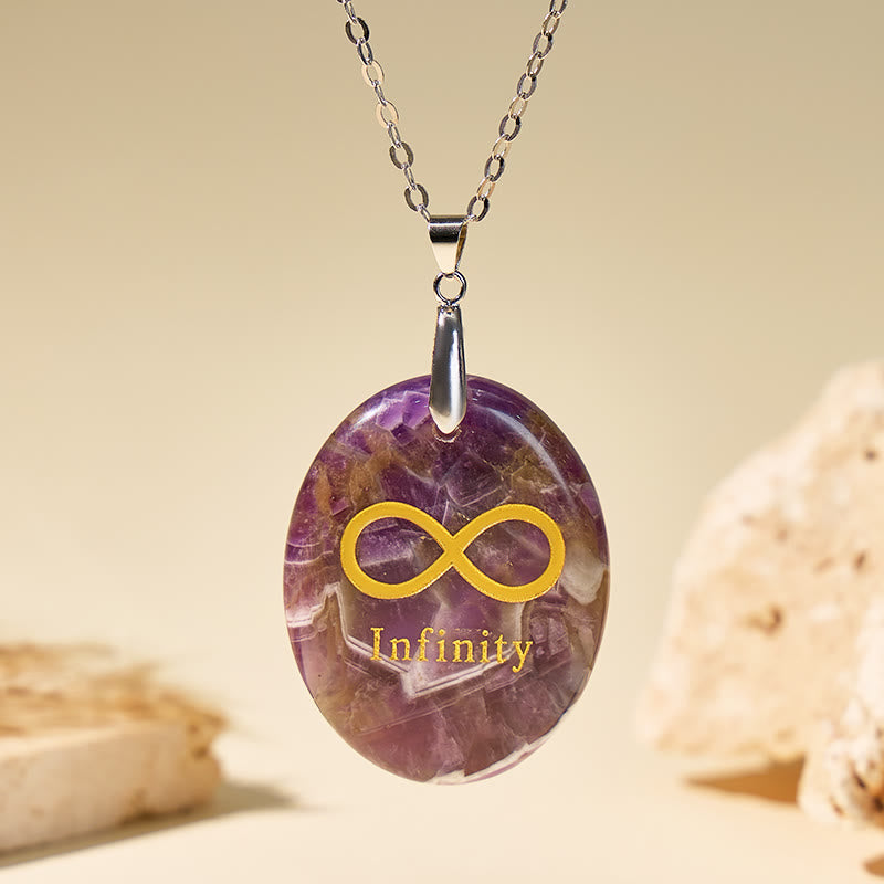 FuAttract Infinity Multi-Stone Necklace – Love Clarity Protection & Energy Balance - image 2