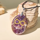 FuAttract Infinity Multi-Stone Necklace – Love Clarity Protection & Energy Balance - Amethyst - image 0