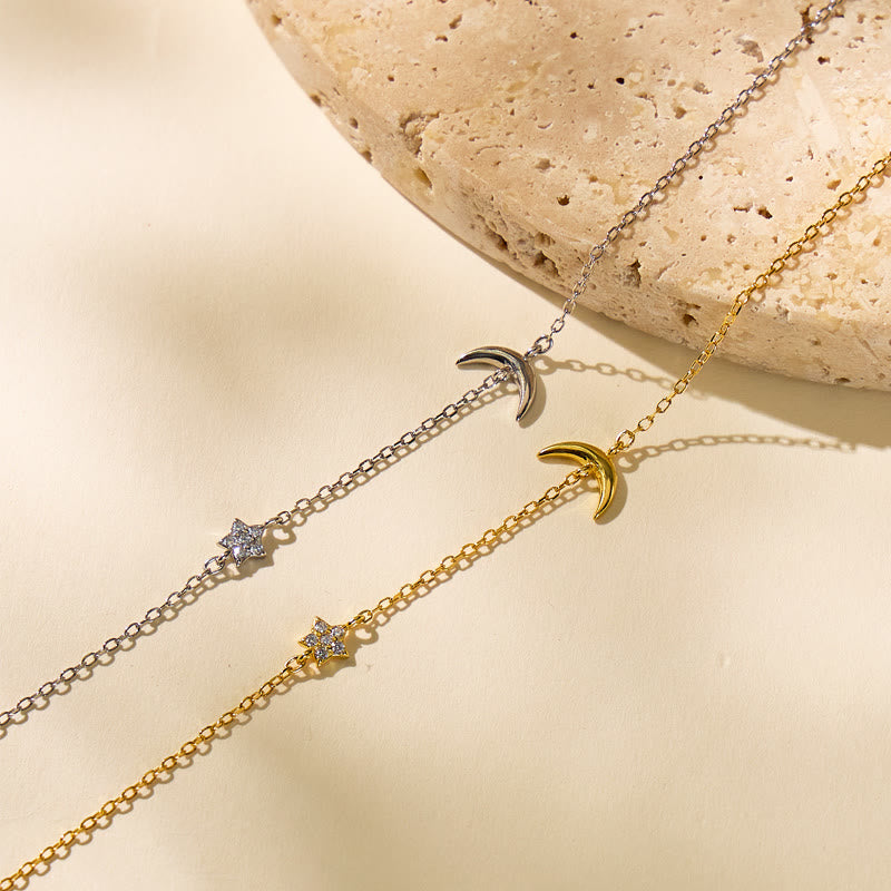 FuAttract Crescent Moon S925 Silver Bracelet – Calm Clarity Balance & Minimal Elegant - image 5