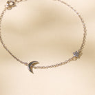 FuAttract Crescent Moon S925 Silver Bracelet – Calm Clarity Balance & Minimal Elegant - image 3
