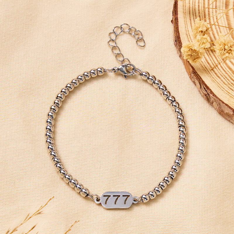 FuAttract Angel Numbers Stainless Steel Bracelet – Guidance Strength & Modern Energy - Silver - image 7