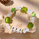 FuAttract Angel Numbers Opalite Bracelet – Calm Clarity Balance & Gentle Energy Flow - image 1