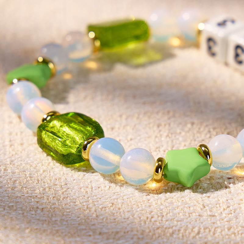 FuAttract Angel Numbers Opalite Bracelet – Calm Clarity Balance & Gentle Energy Flow - image 5