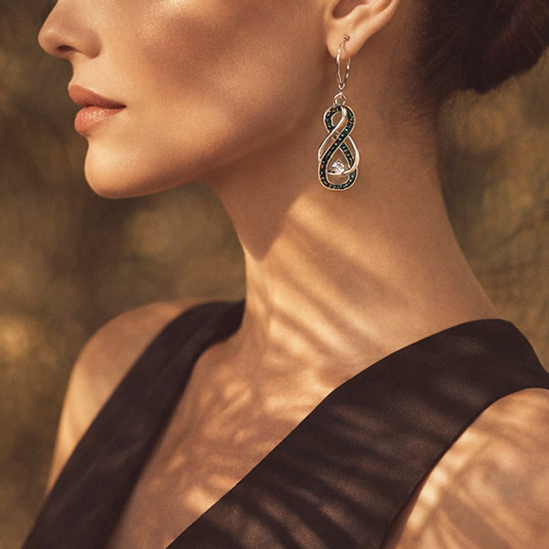 FuAttract Love Energy Vitality & Everyday Protective Balance Infinity Earrings - image 7